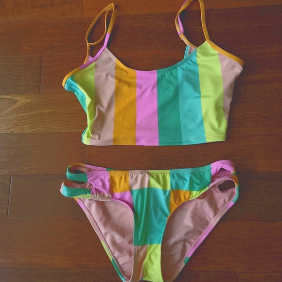 The Bikini Lab Bikini Swimsuit Bathing Suit Medium Pool Beach Resort Top… - Picture 1 of 7